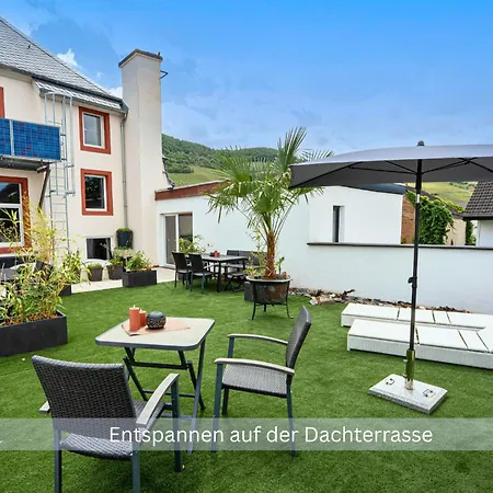 Bambuszimmer Mit Grossem Dachgarten Im Gaestehaus Graf-schmelzer Apartmán Trittenheim