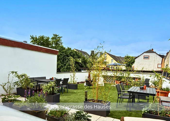 Bambuszimmer Mit Grossem Dachgarten Im Gaestehaus Graf-schmelzer Apartment *